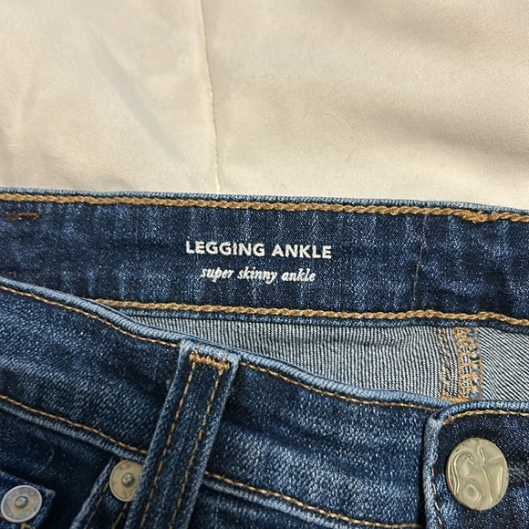 Like New AG Adriano Goldschmied Super Skinny Jeans, 30R - Picture 5 of 8